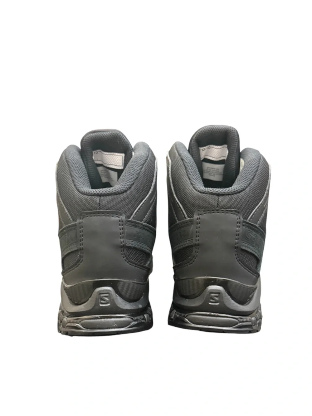 SALOMON - BLACK SUEDE LEATHER XA FORCES MID GTX EN TACTICAL BOOTS